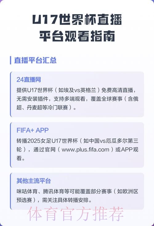 世界杯直播平台详细